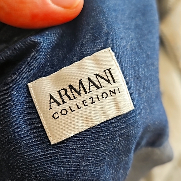 COPY - Xl Denim Armani button up shirt - Picture 1 of 3